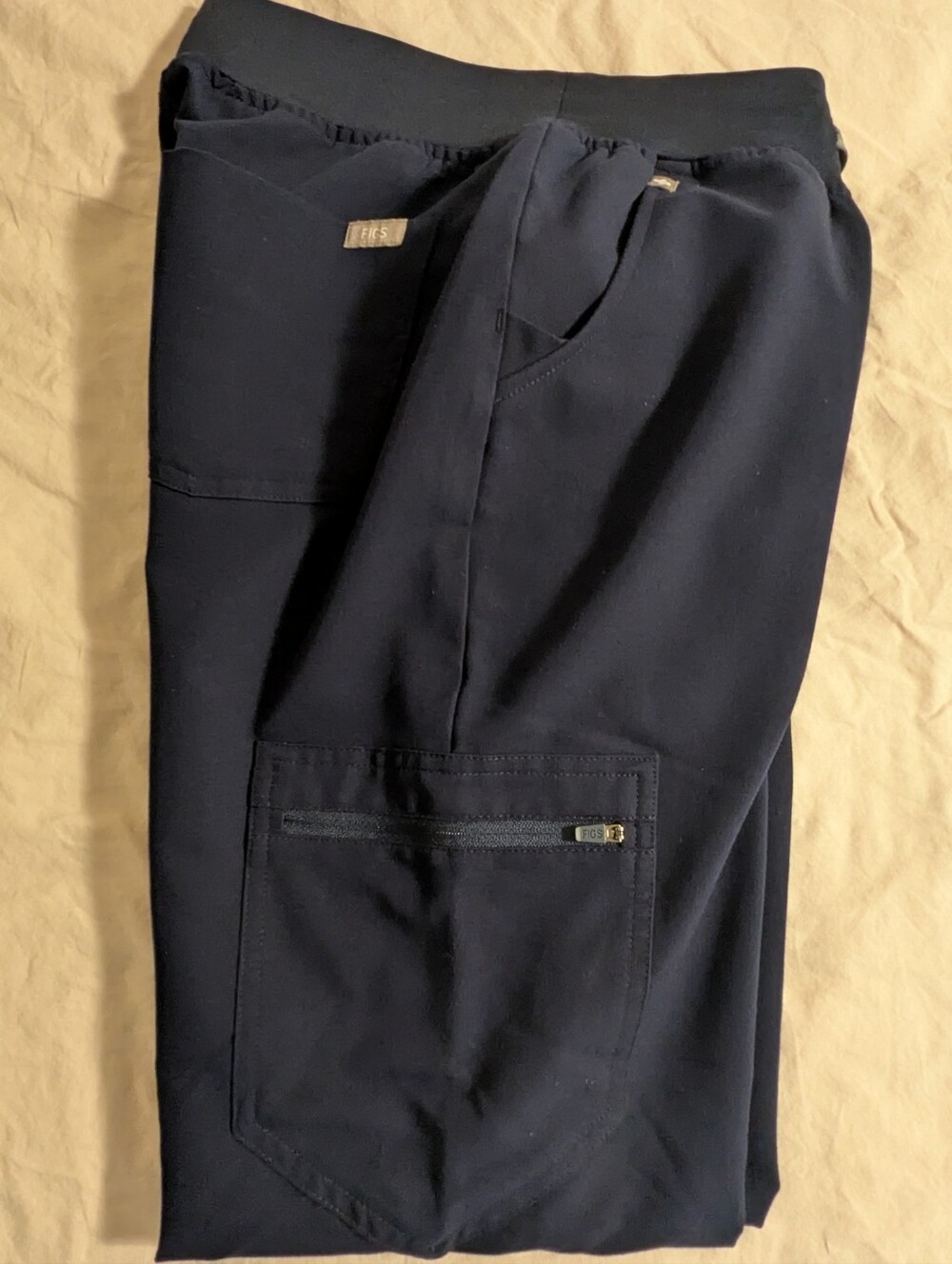 FIGS Jogger Pants Women’s Technical Collection Navy Scrub Size XS Drawstring
